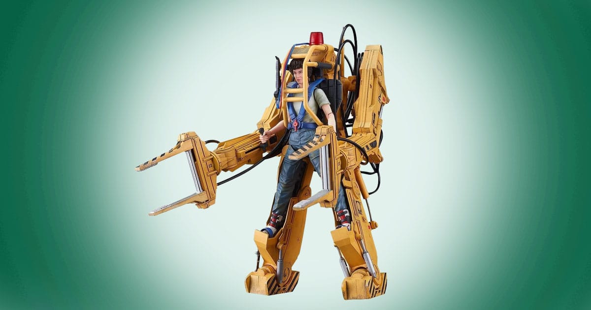 Aliens Power Loader model kit with Ripley figure from Good Smile Company.