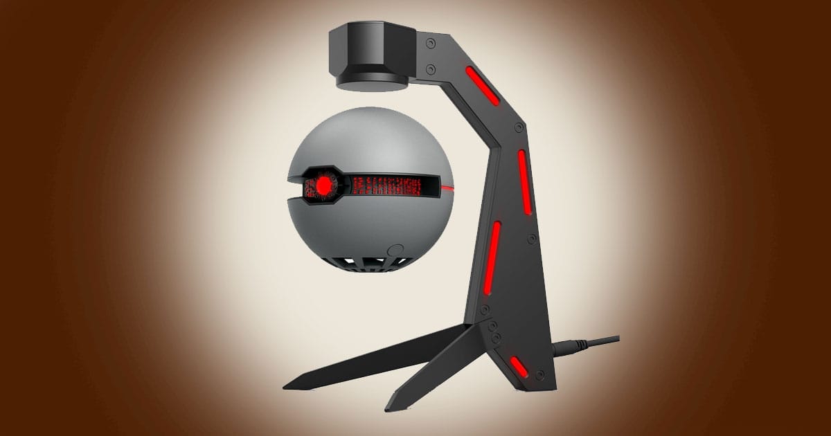 A floating eye of quiet intelligence, suspended between command and restraint in perfect balance.