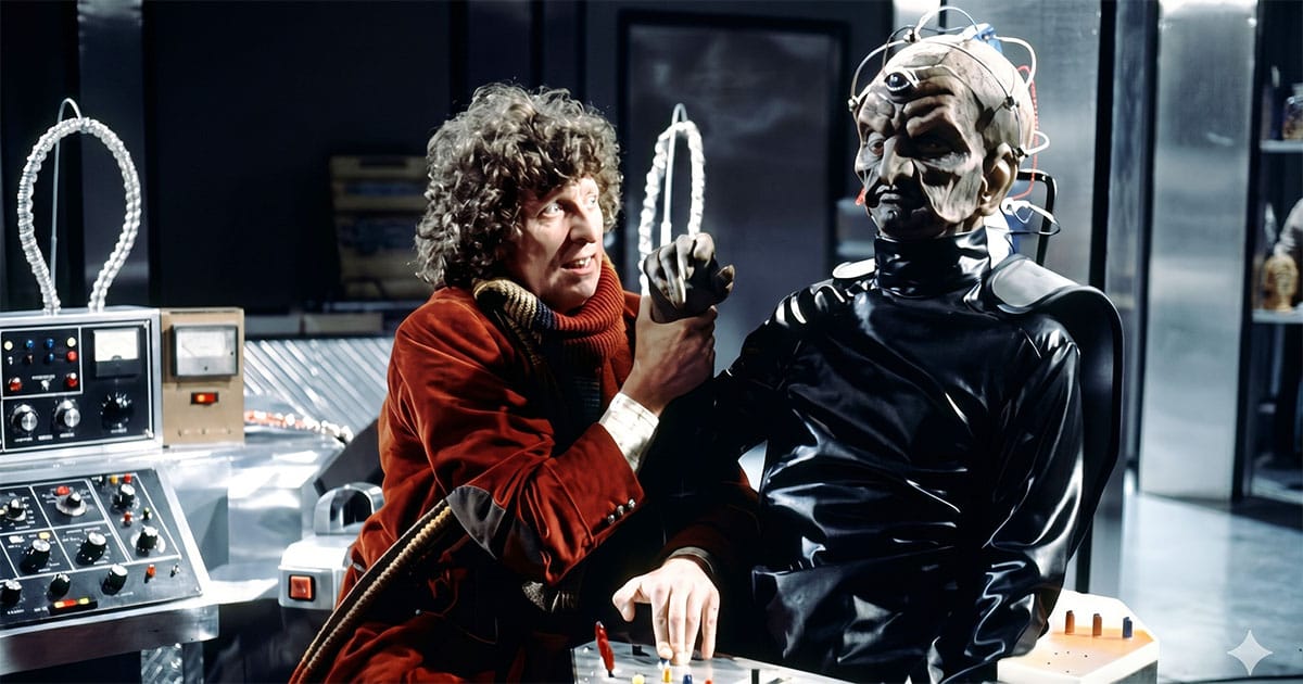 Tom Baker in the Genesis of the Daleks.