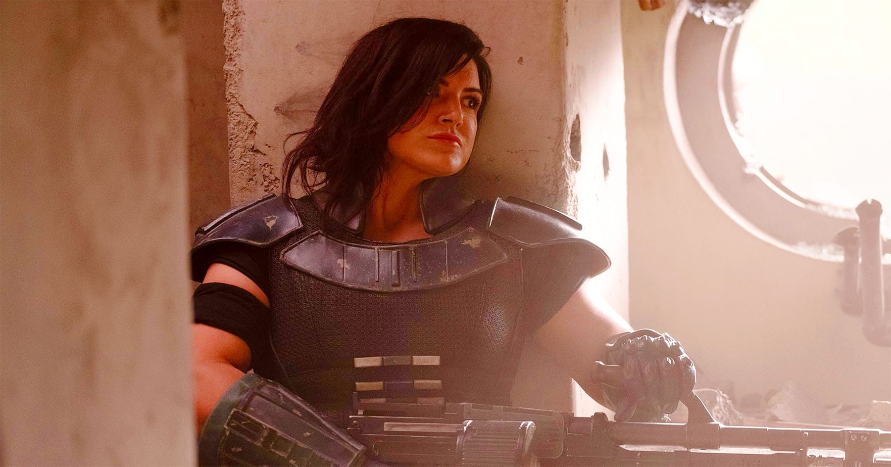 A screen capture showing Carano in the 2019 series.