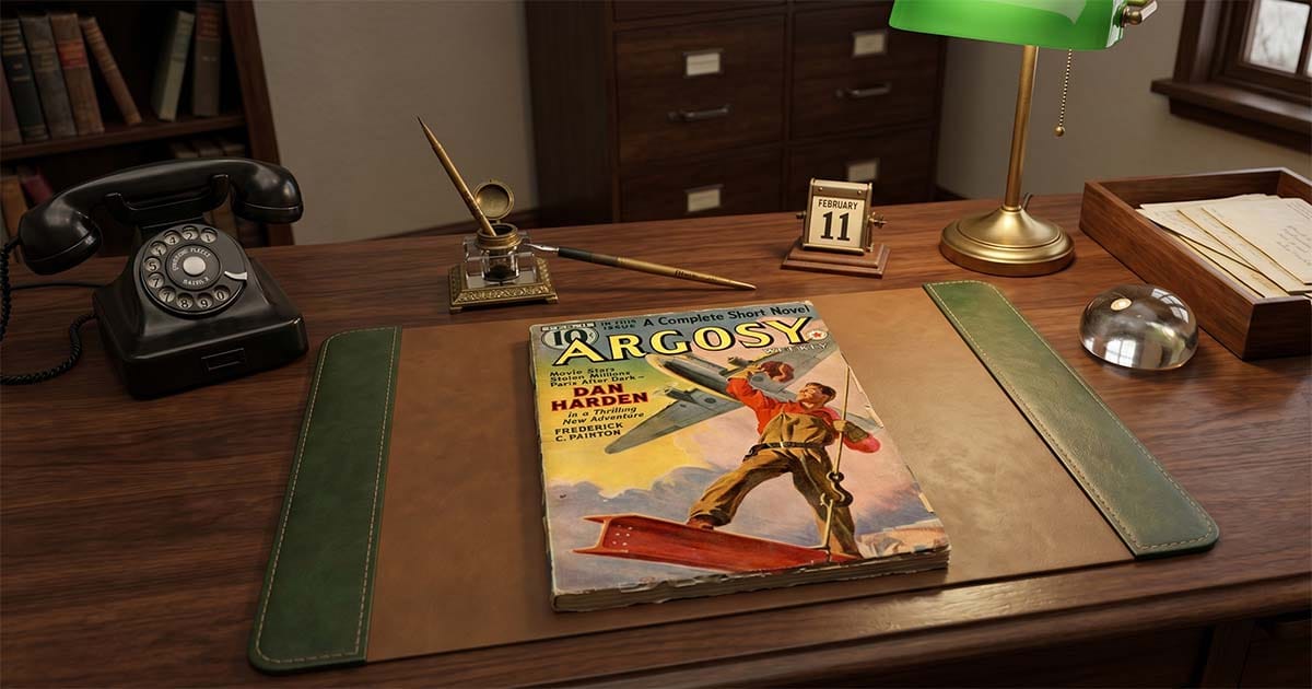Vintage "Argosy" pulp magazine