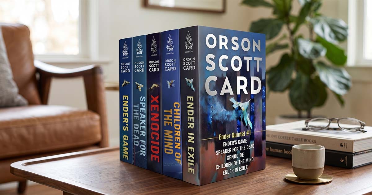 Ender Saga boxed set by Orson Scott Card.
