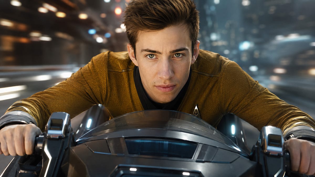 Jimmy Bennett as Captain Kirk.