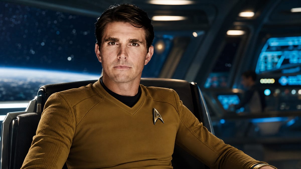 Miles Fisher as Captain Kirk.