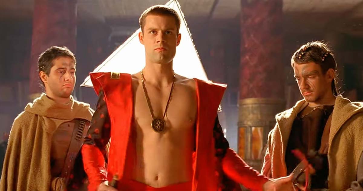 Matt Keeslar as Feyd-Rautha Harkonnen in "Frank Herbert's Dune" (2000), presented as House Harkonnen's chosen heir.