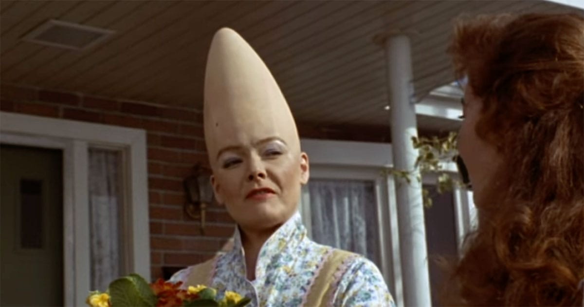 For the Coneheads, the front porch became as unfamiliar as any distant world.