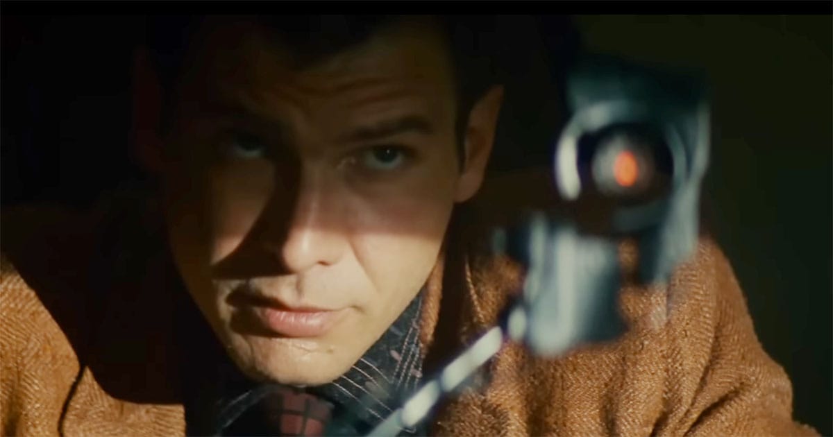 Deckard administers the Voight-Kampff test to Rachael in "Blade Runner."