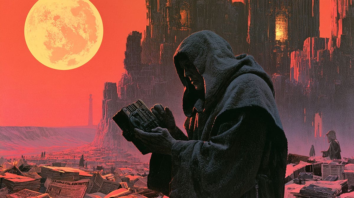 Cover art for A canticle for Leibowitz.