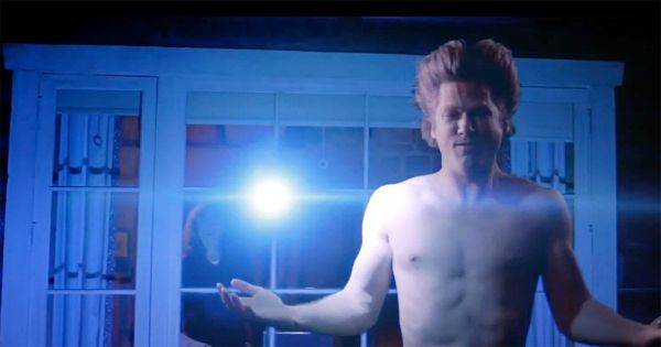 Jeff Bridges as the alien in "Starman" moments after his transformation, capturing the film’s central theme of first contact through empathy