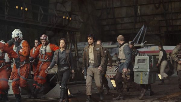 A screen capture from Rogue One.