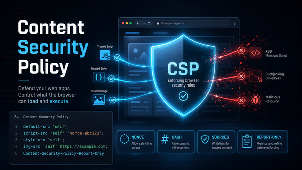 Content Security Policy, properly