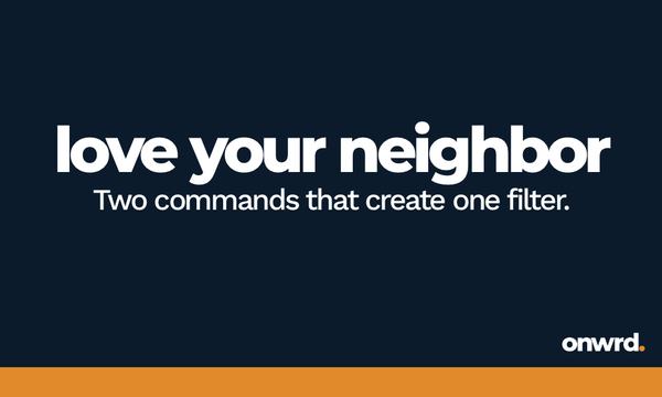 Love Your Neighbor