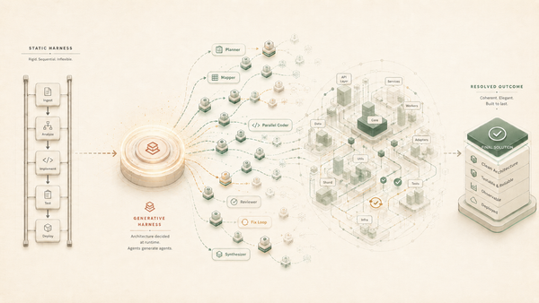 The End of the Static AI Harness? Why Agents Generating Agents on the Fly Changes Everything