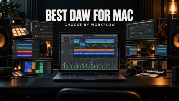 Best DAW for Mac choices for beatmaking recording live performance composition and studio work