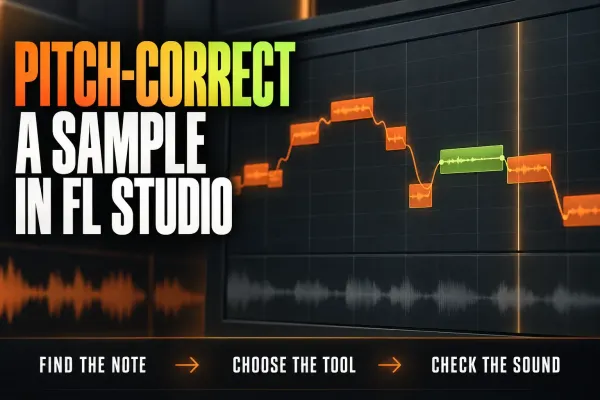 Pitch correction of a sampled phrase in FL Studio