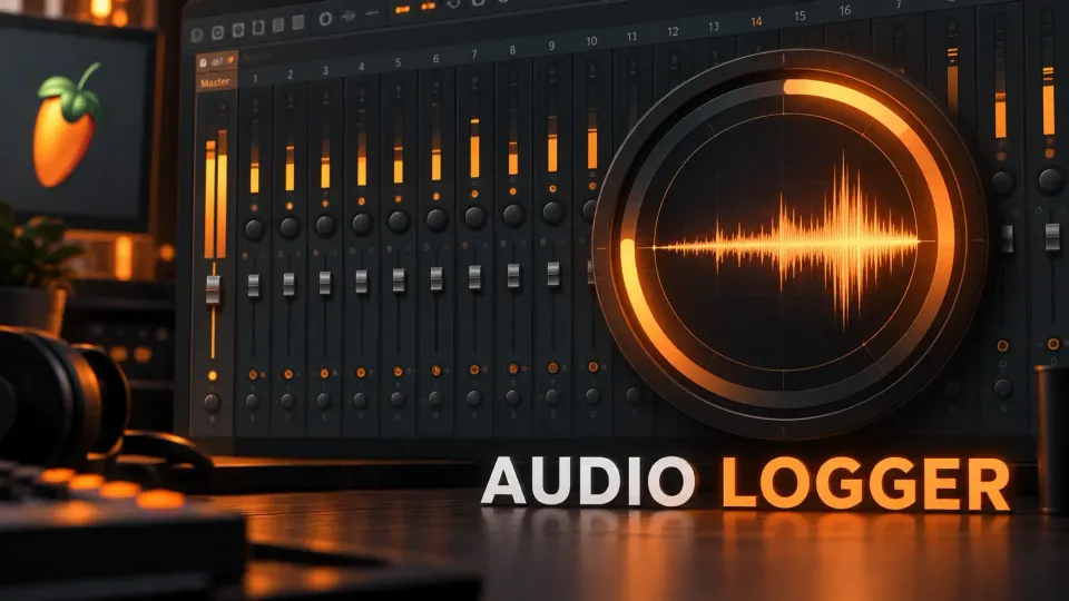 FL Studio Audio Logger rolling Master output and recent waveform