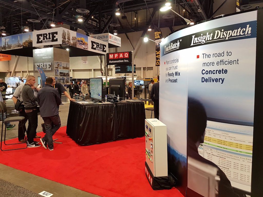 Hello, World: Greetings from our booth at World of Concrete!