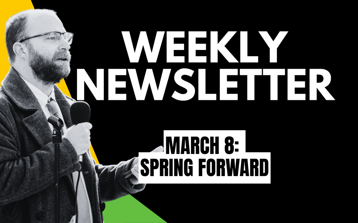 Weekly Newsletter: March 8, 2026