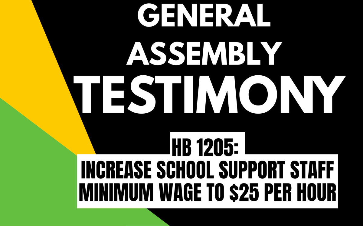 HB1205: Education Support Professionals Minimum Wage