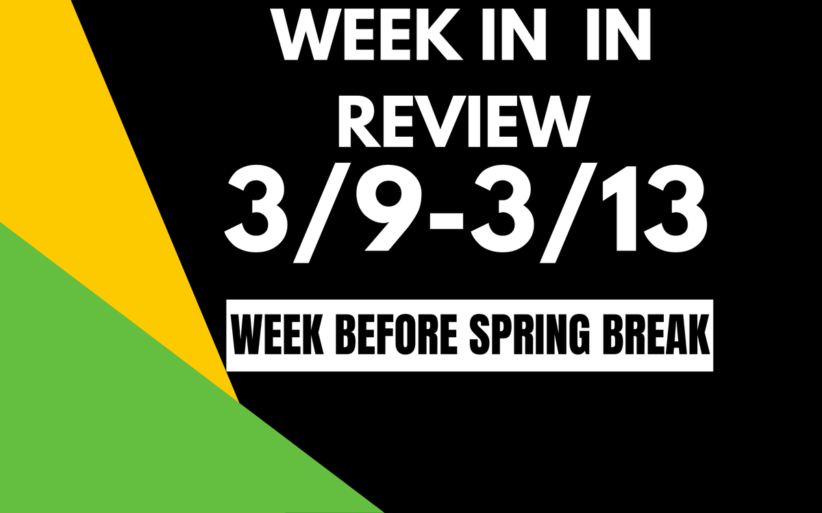 Week in Review: March 9-13, 2026