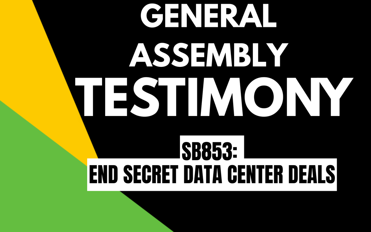 SB853: End Secret Data Center Deals
