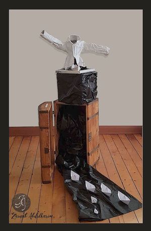 Sculpture (They were just children. Their dreams were peace، security Terrorism killed them).