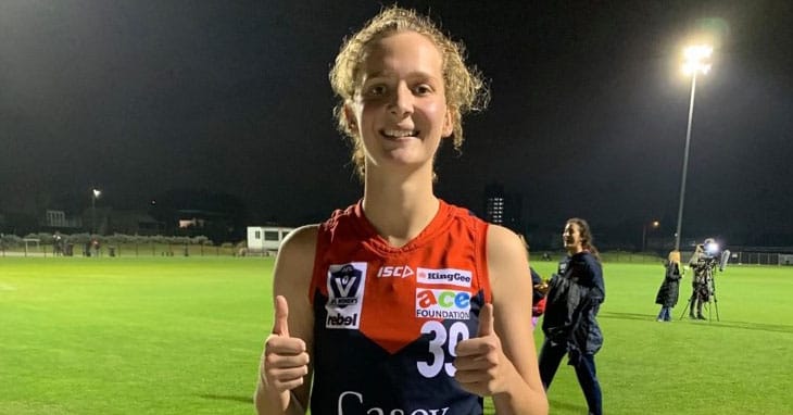 Draft day for Grace Matser