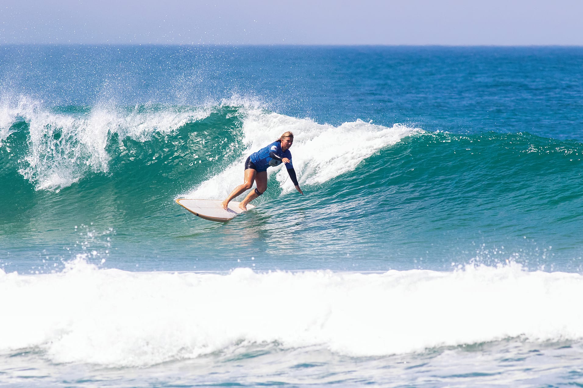 Over 40 Women. 4th - Natalie Van Der Heyden (Cape Woolamai). 6.57. Photo: Noah Clifford / Surfing Victoria