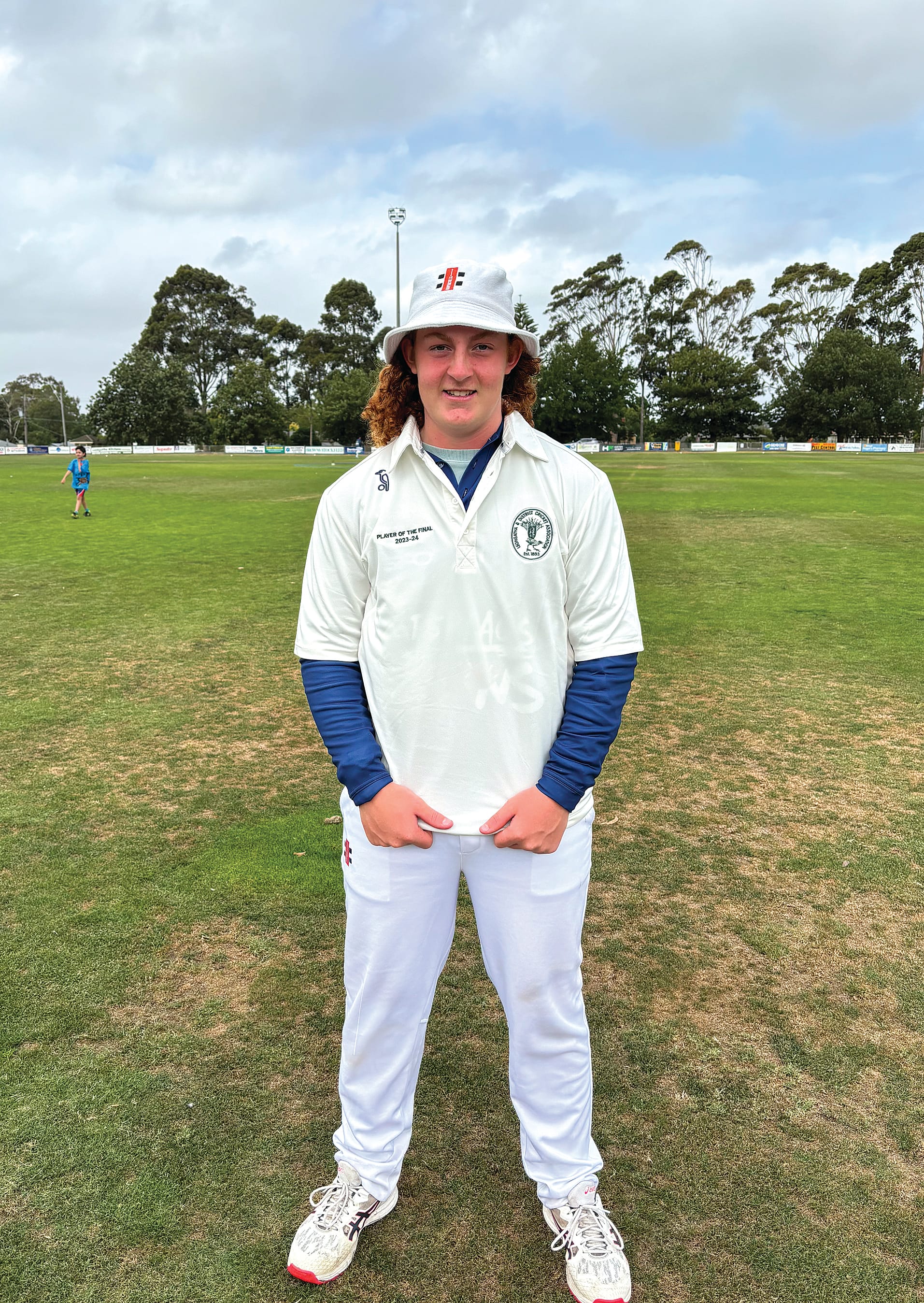 Under 15’s Jackson Allan took five wickets for Phillip Island. 