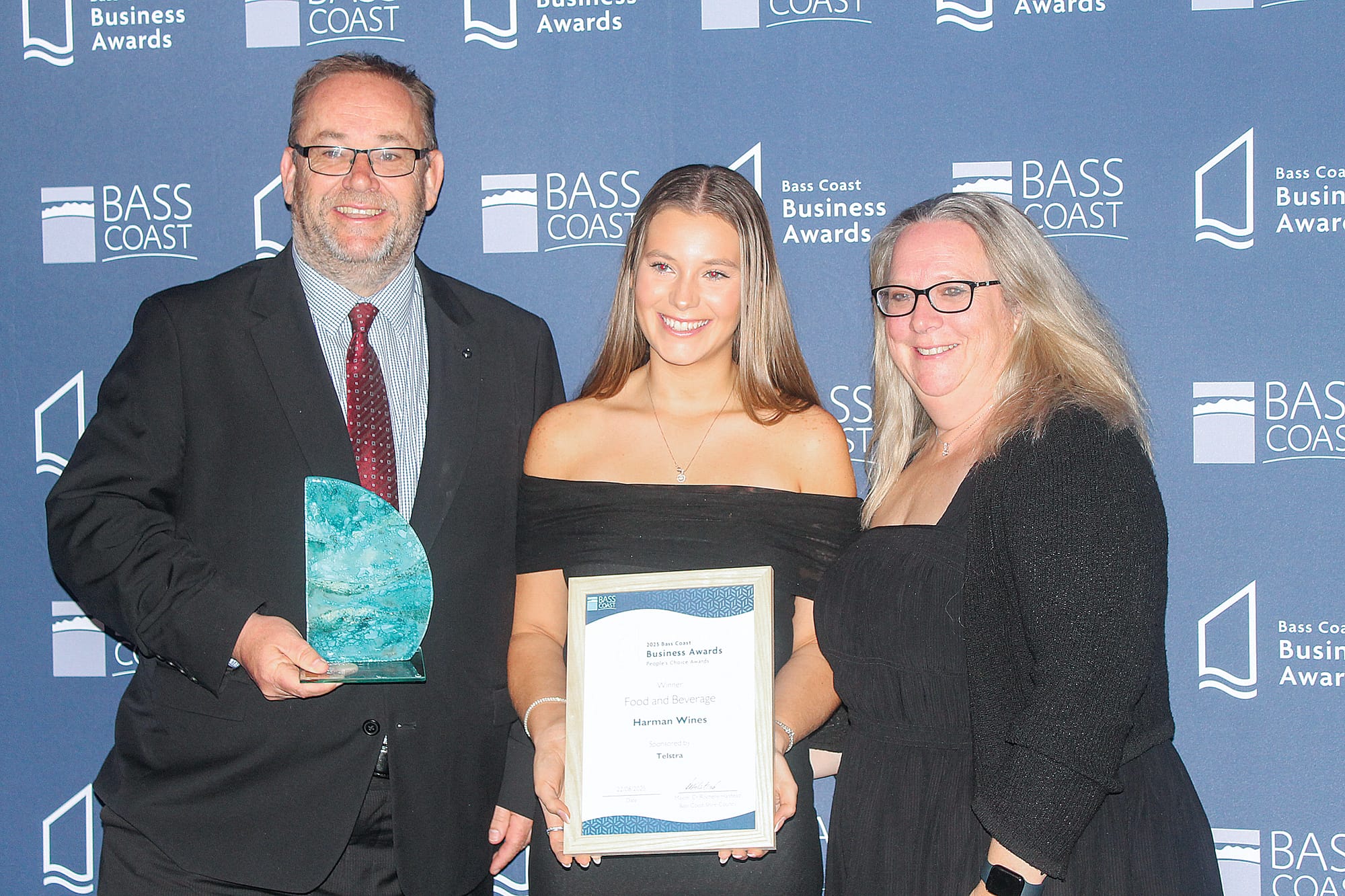 Harman family from Harman Wines (winner) Food and Beverage (People’s Choice Award). B45_3425