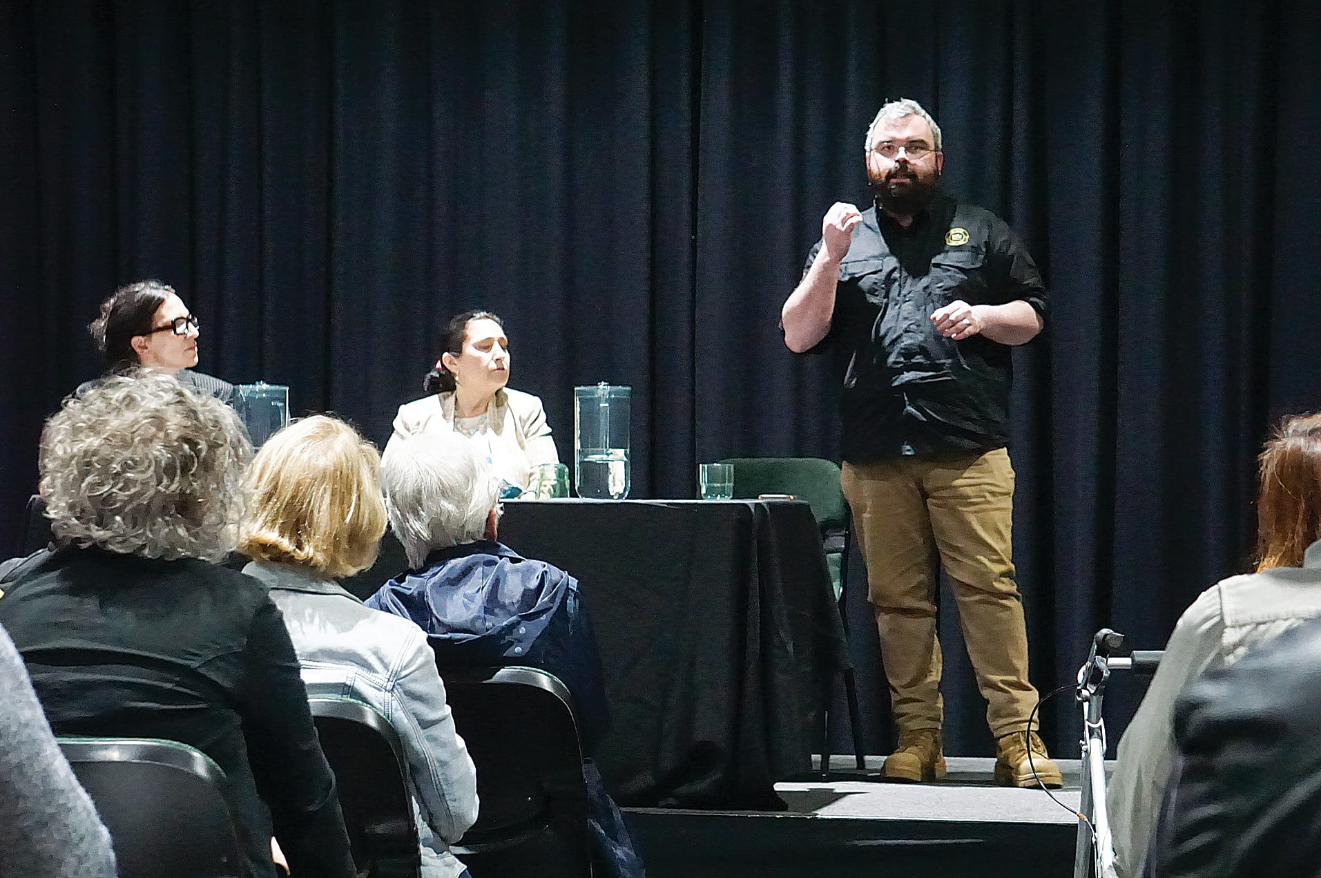 Michael Watson of the&nbsp;Electrical Trades Union of Australia, Victorian Branch, spoke of the enormous benefits renewable and offshore wind energy will have for the region.