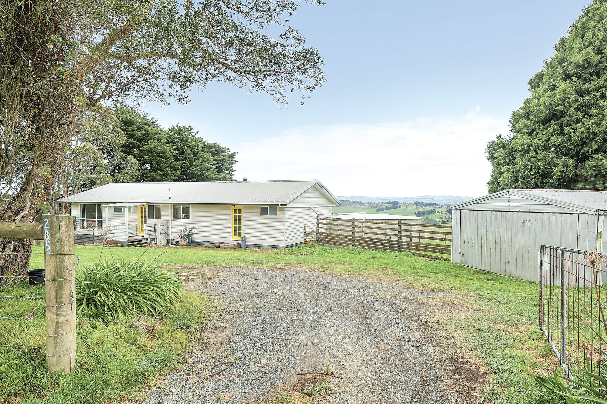 Stunning northerly views on 1.6 acres