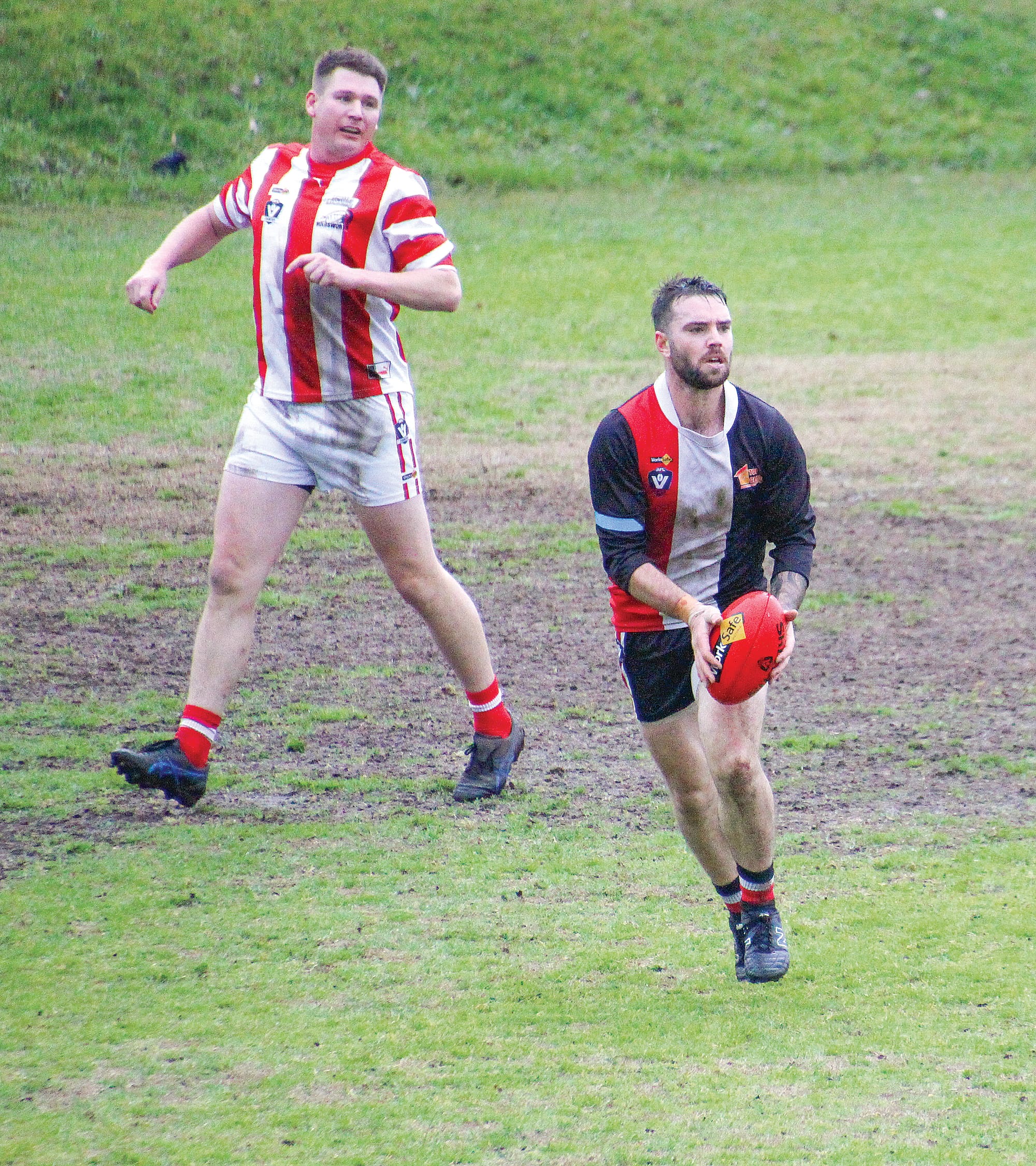 Dylan Heylen played a solid game for Nyora. 