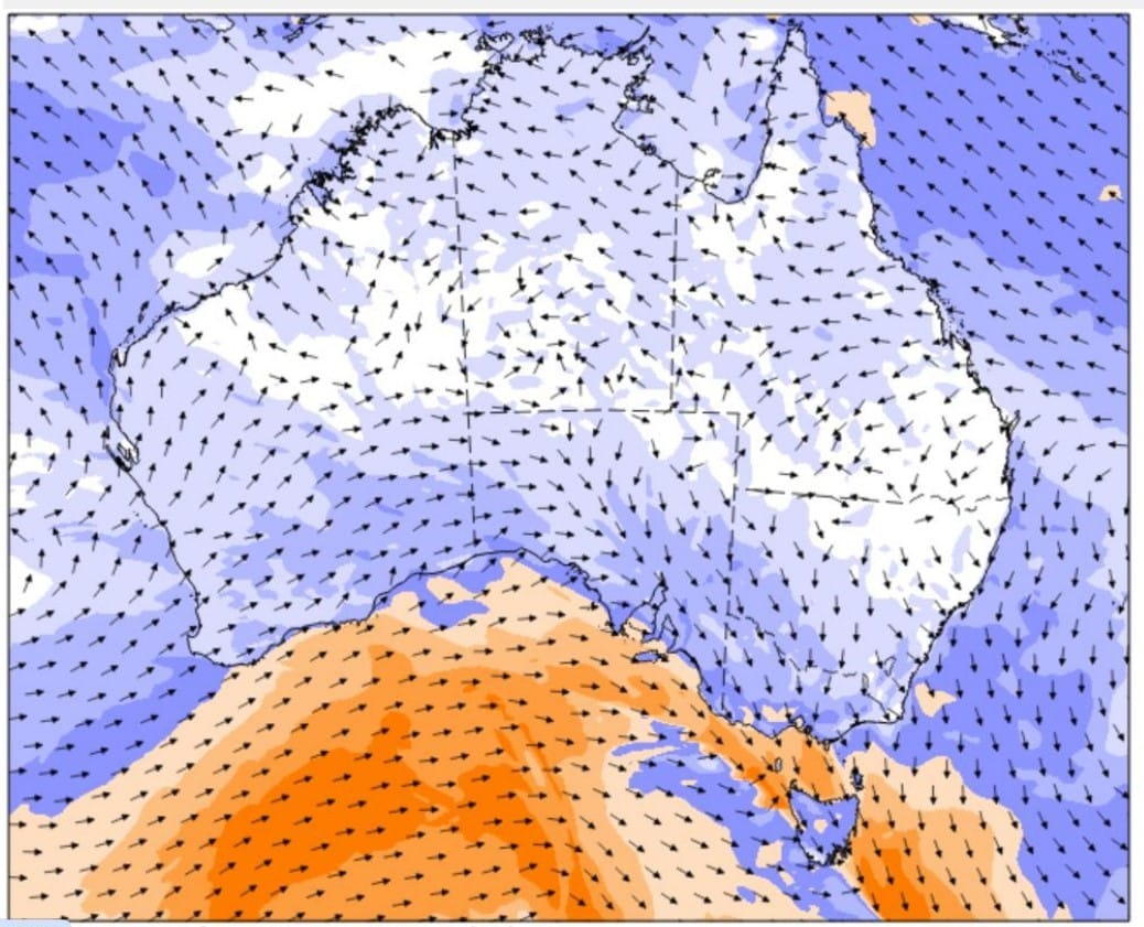 Bureau says brace yourself for even stronger winds on Wednesday morning
