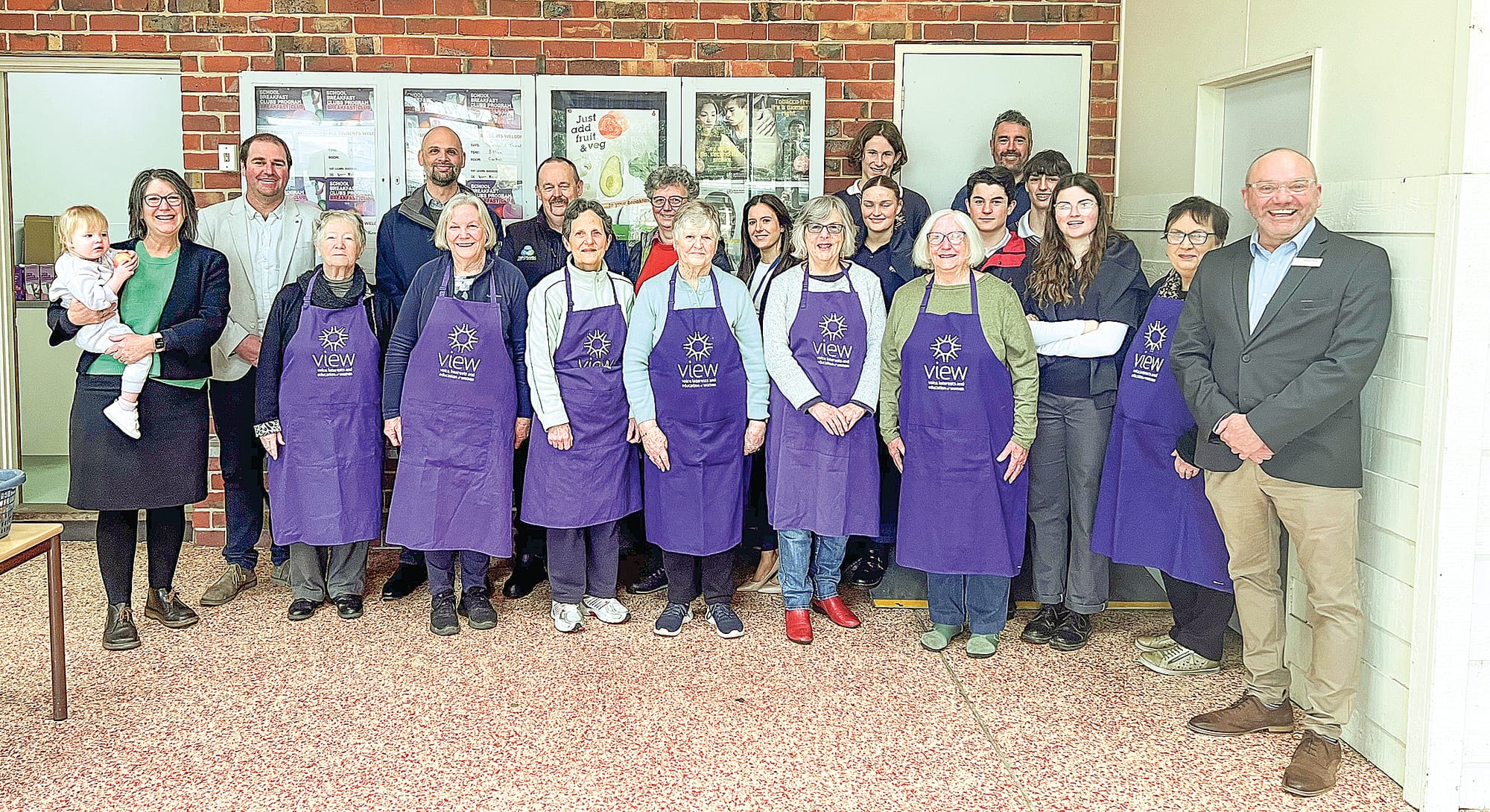 Breakfast is served at Bass Coast College