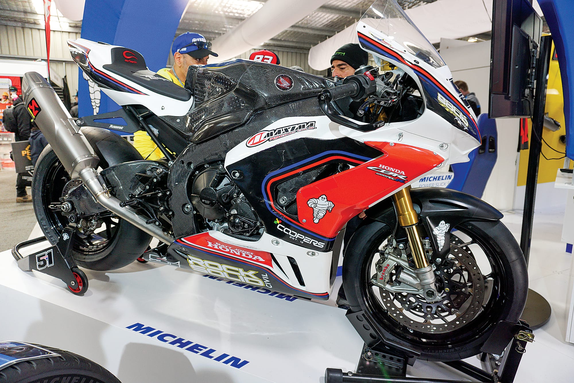 The iconic Honda CBR 1000 was on display for attendees to enjoy and get a glimpse at.