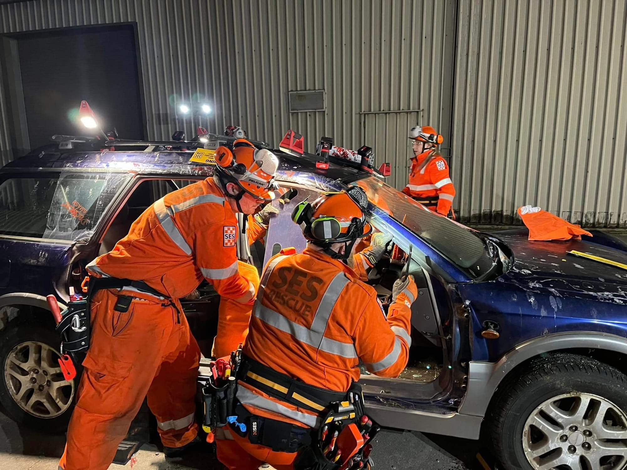 SES unit delays but training in full swing