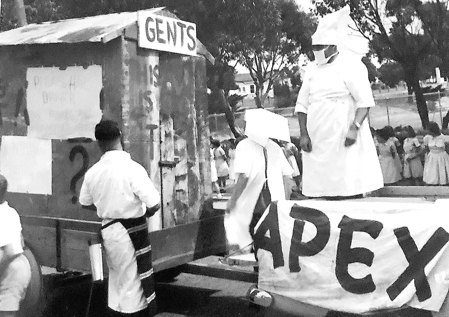 Image of Apex float for hospital garden party.
Photo: Wonthaggi & District Historical Society.