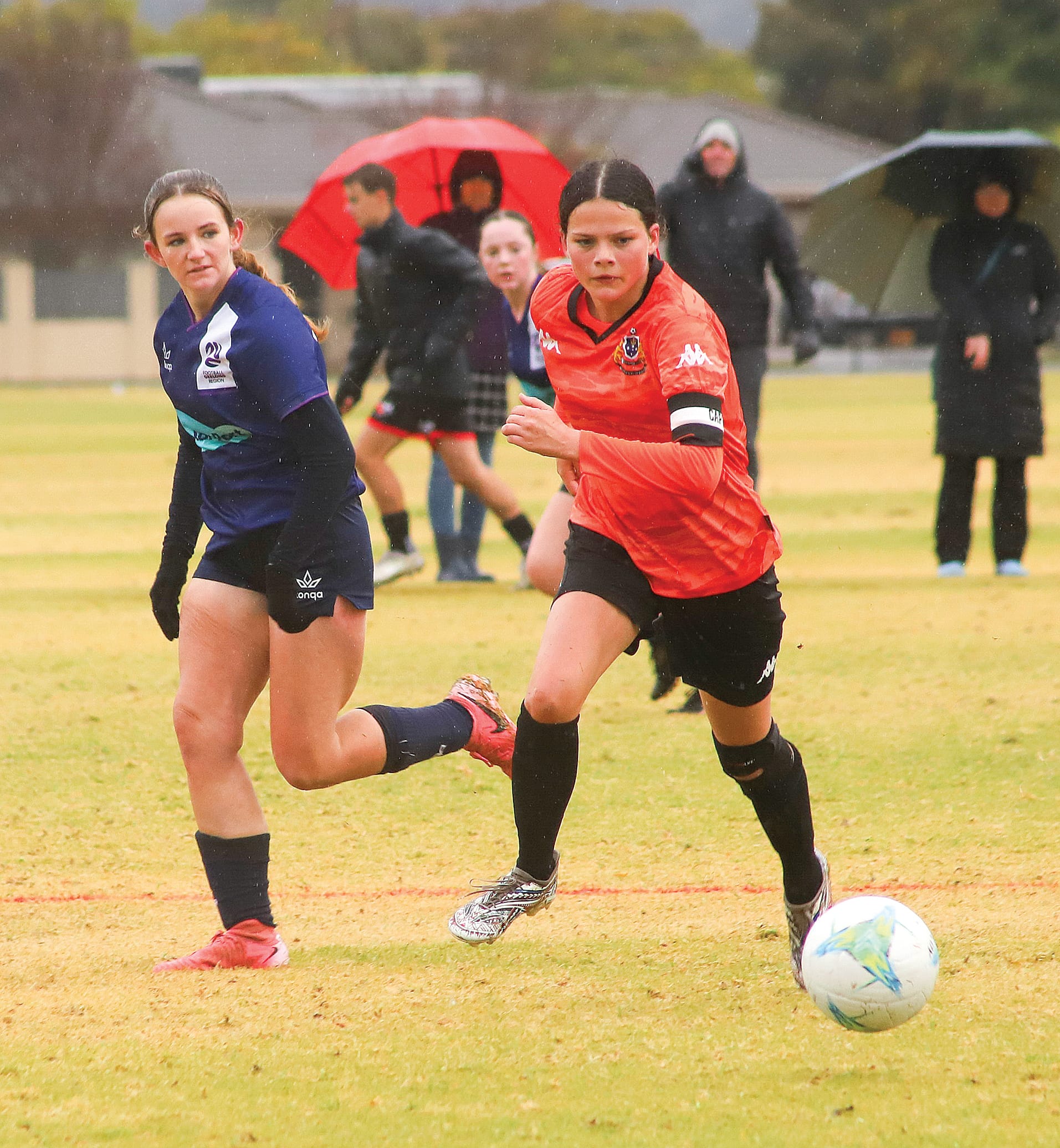 U16 Girls captain Brianna Purvis was a standout player across the tournament.&nbsp;