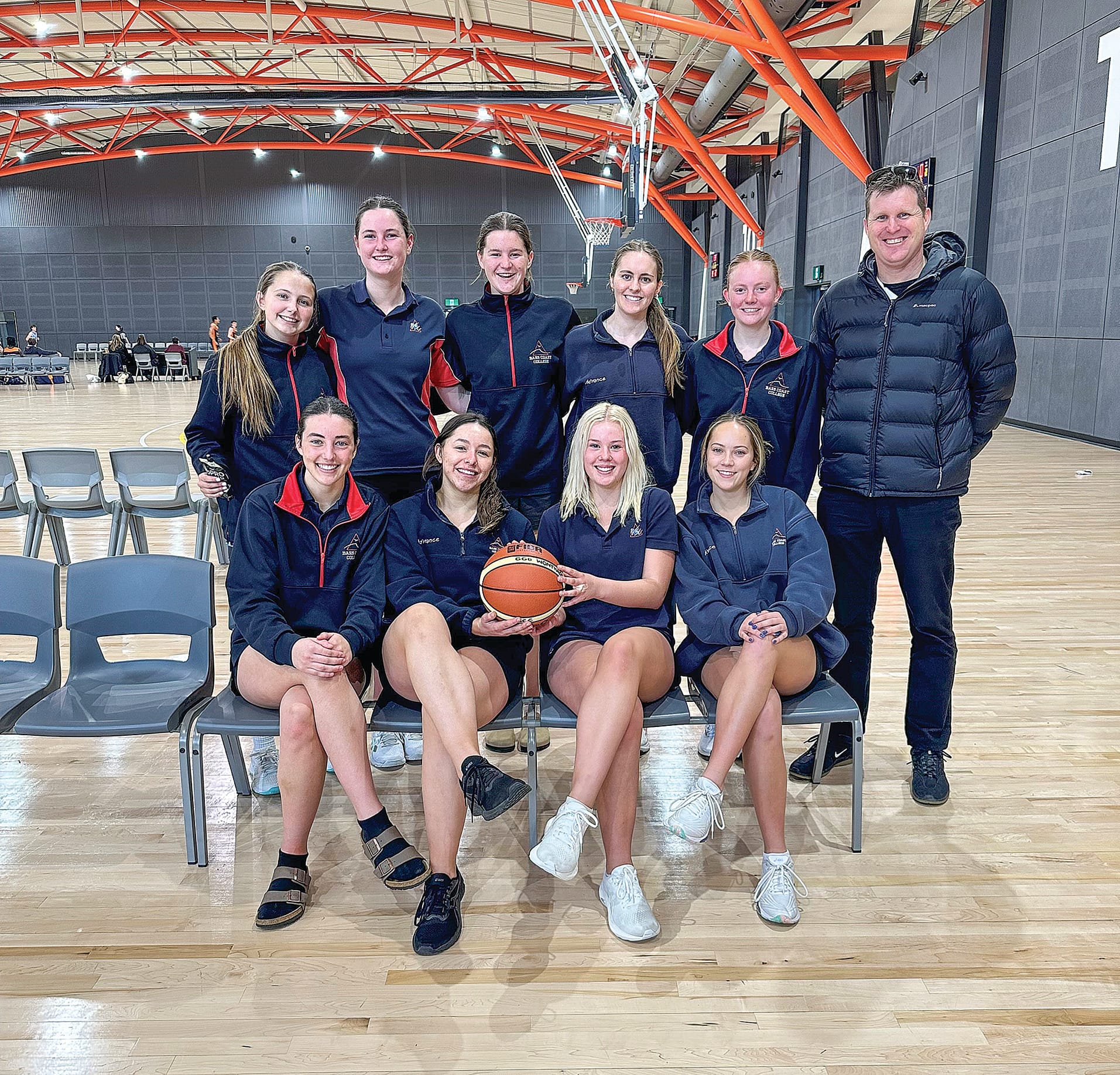 The Bass Coast College senior basketball team placed third in its division at state level on Thursday.