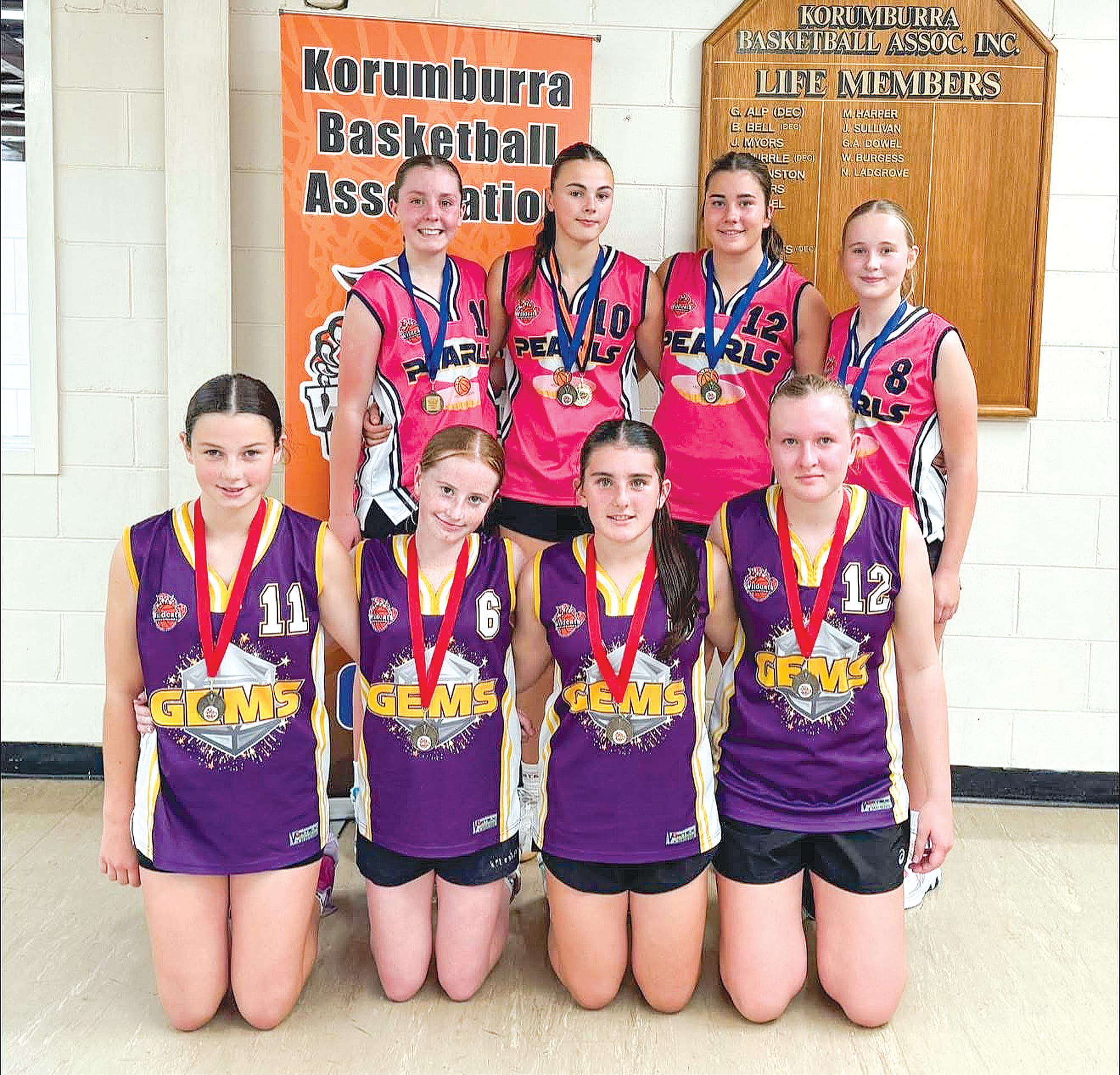 Pearls were the premiers over Gems in the U17 girls’ grand final. 