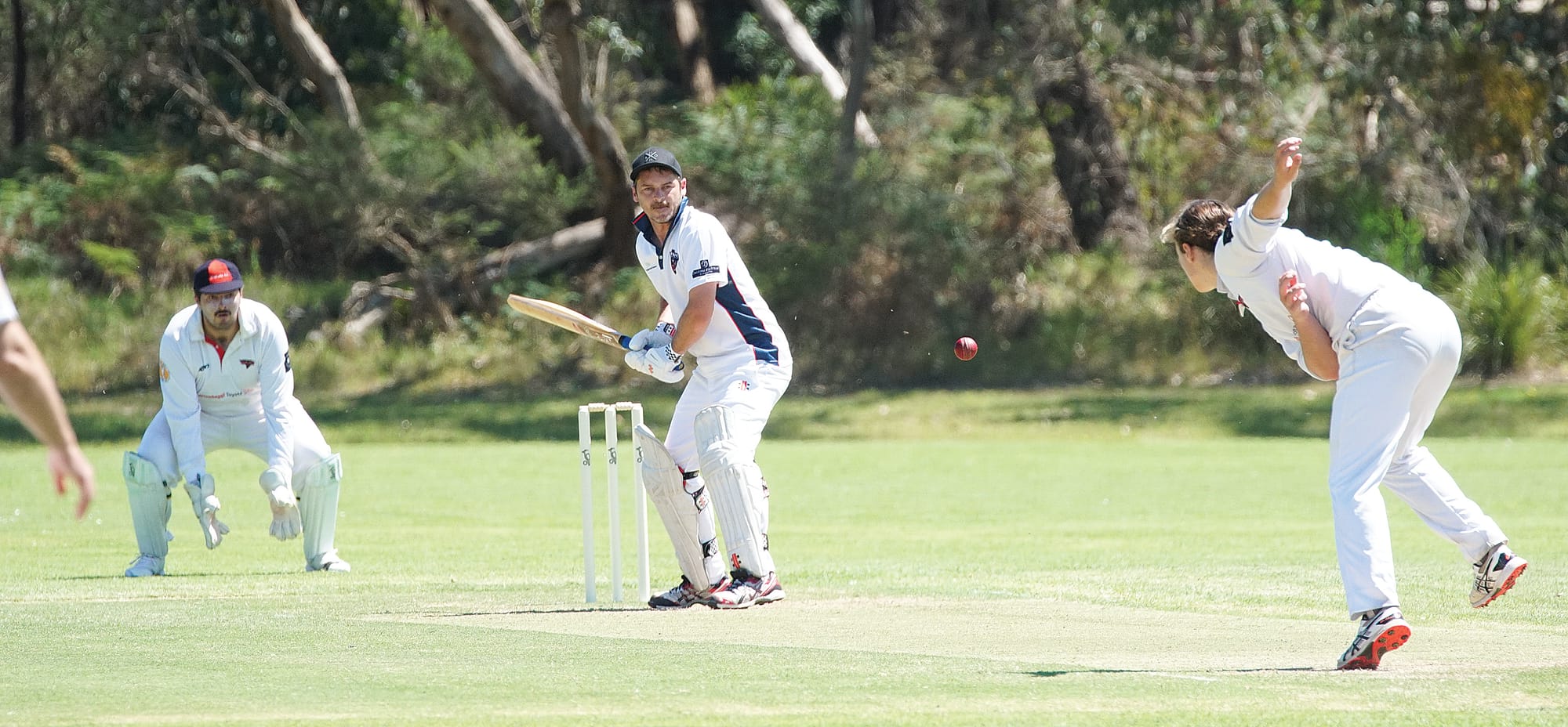 MDU’s Matt Martin would eventually make 23 runs. ns20_5024