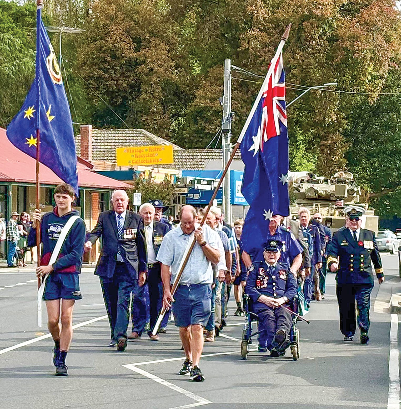 Great support for Anzac day program by Foster RSL