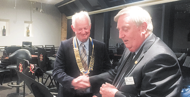 Josh takes the reins at Rotary