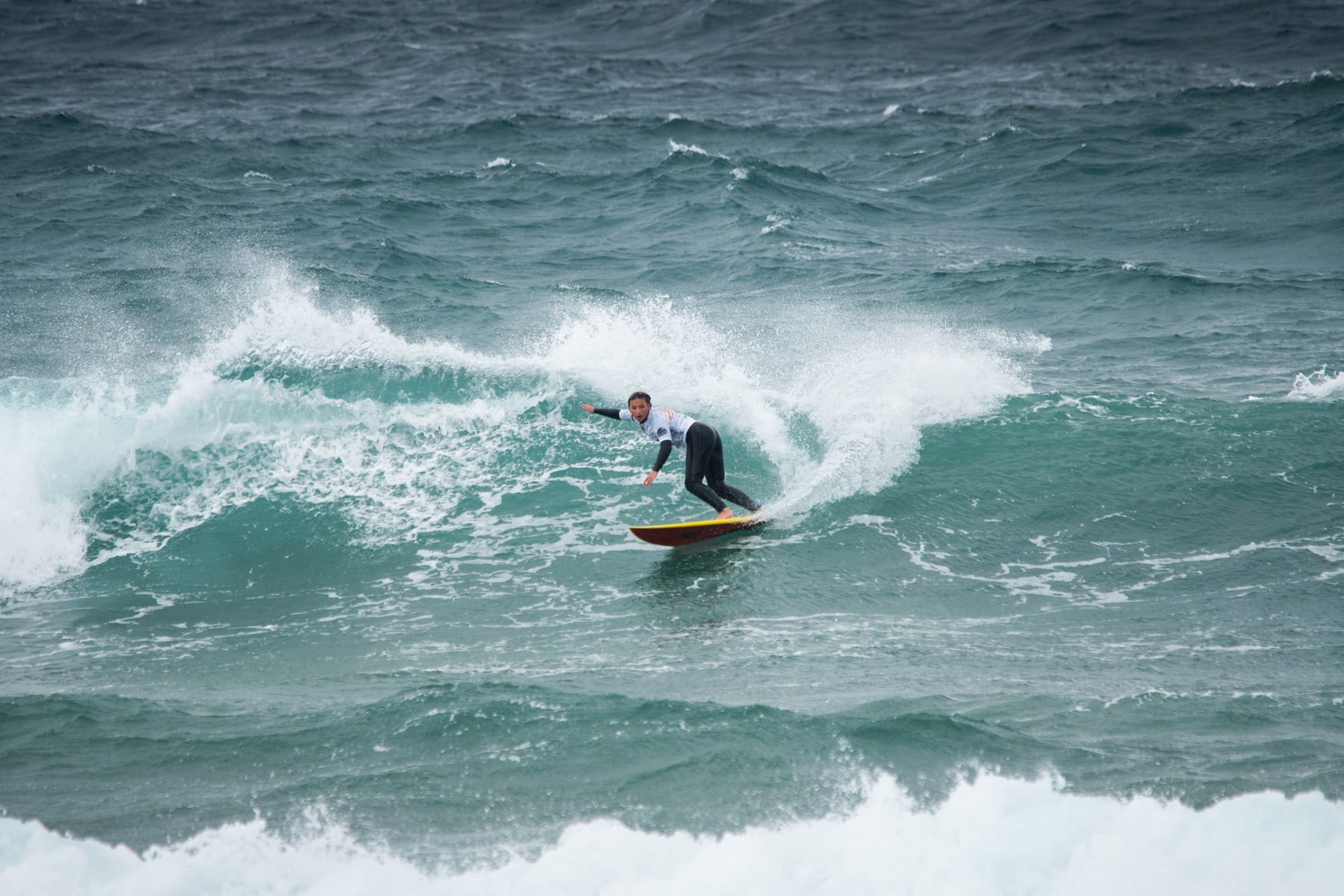 Groms push through cold conditions at Phillip Island
