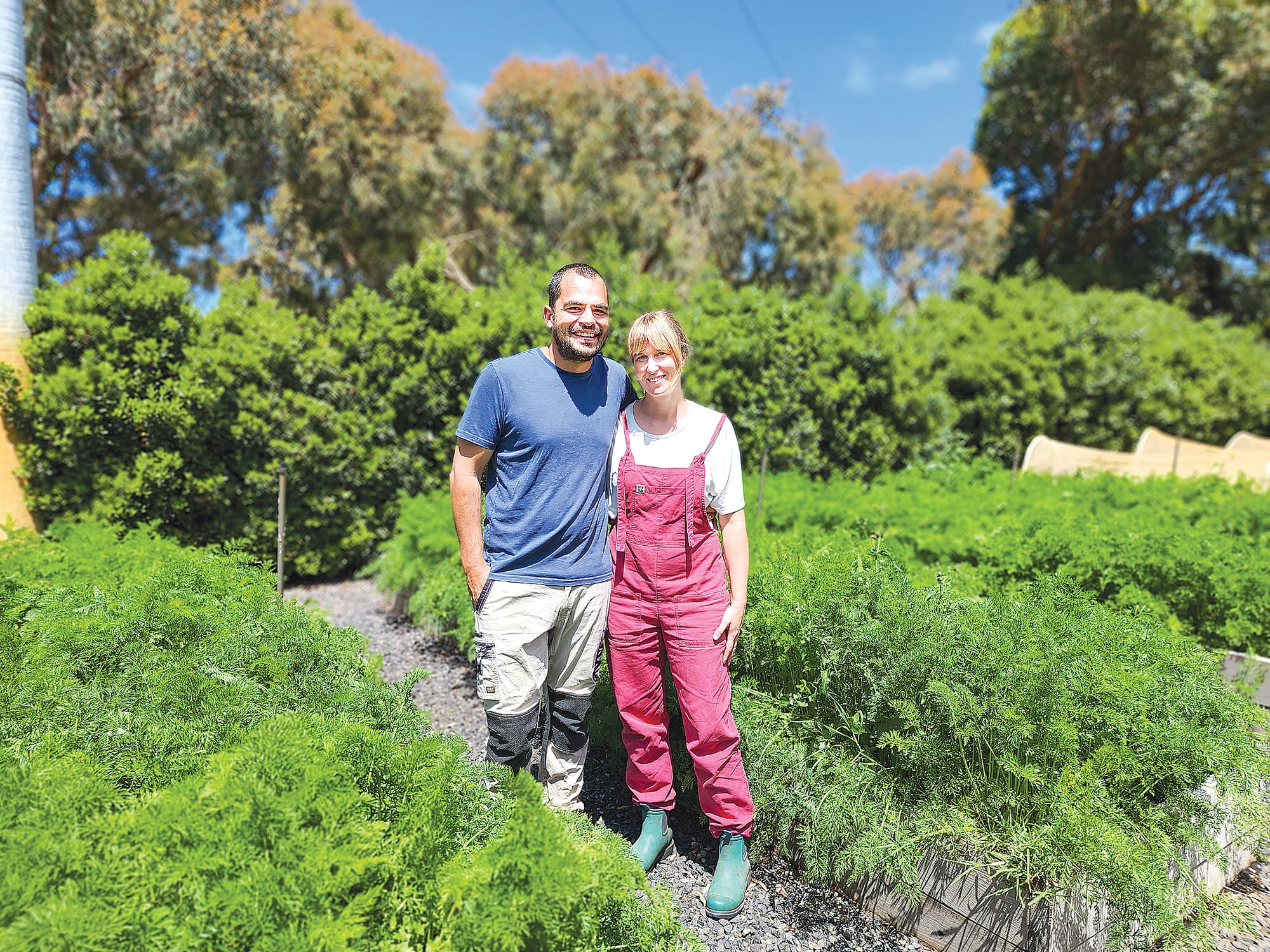 Emma and Mikey are the proud owners of Goshen Country farm gate who