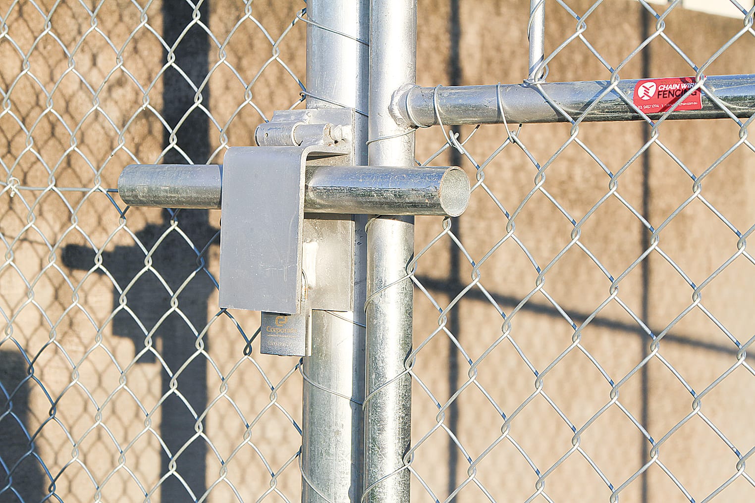 Former Wonthaggi High School site in lockdown.