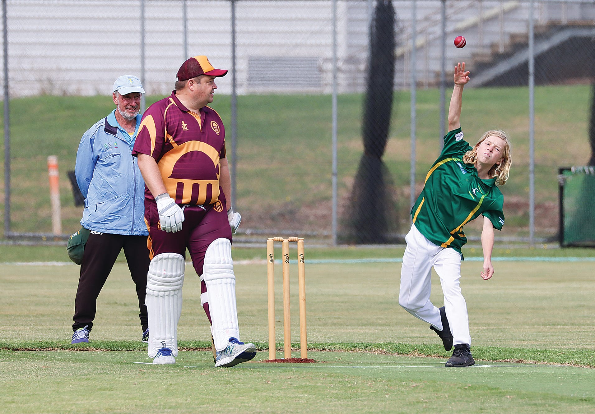 Young leg spinner Ethan Smith showed no sign of nerves, with his accuracy and guile proving challenging for the OMK batsmen.