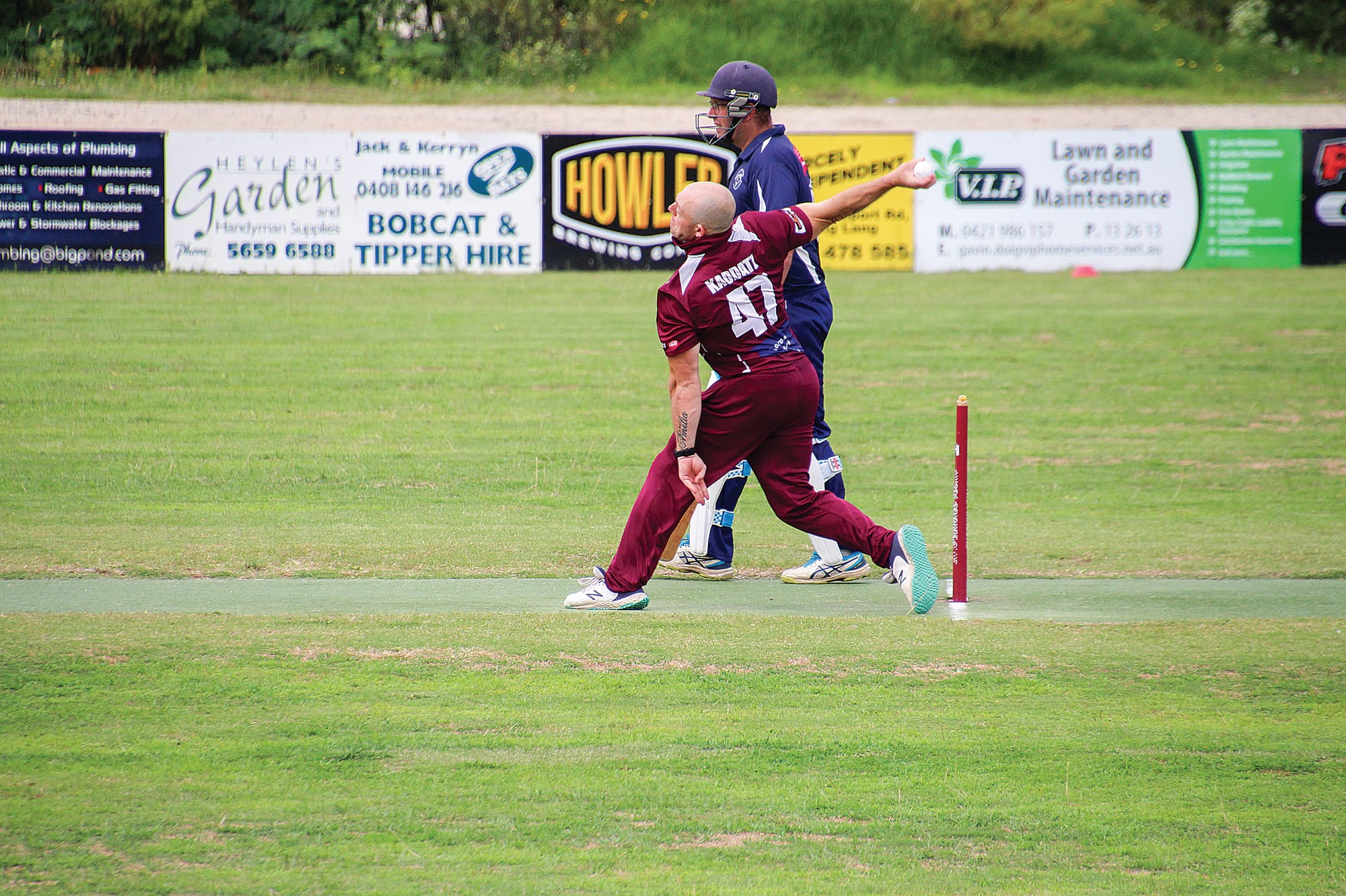 Kaddatz bowled with accuracy.