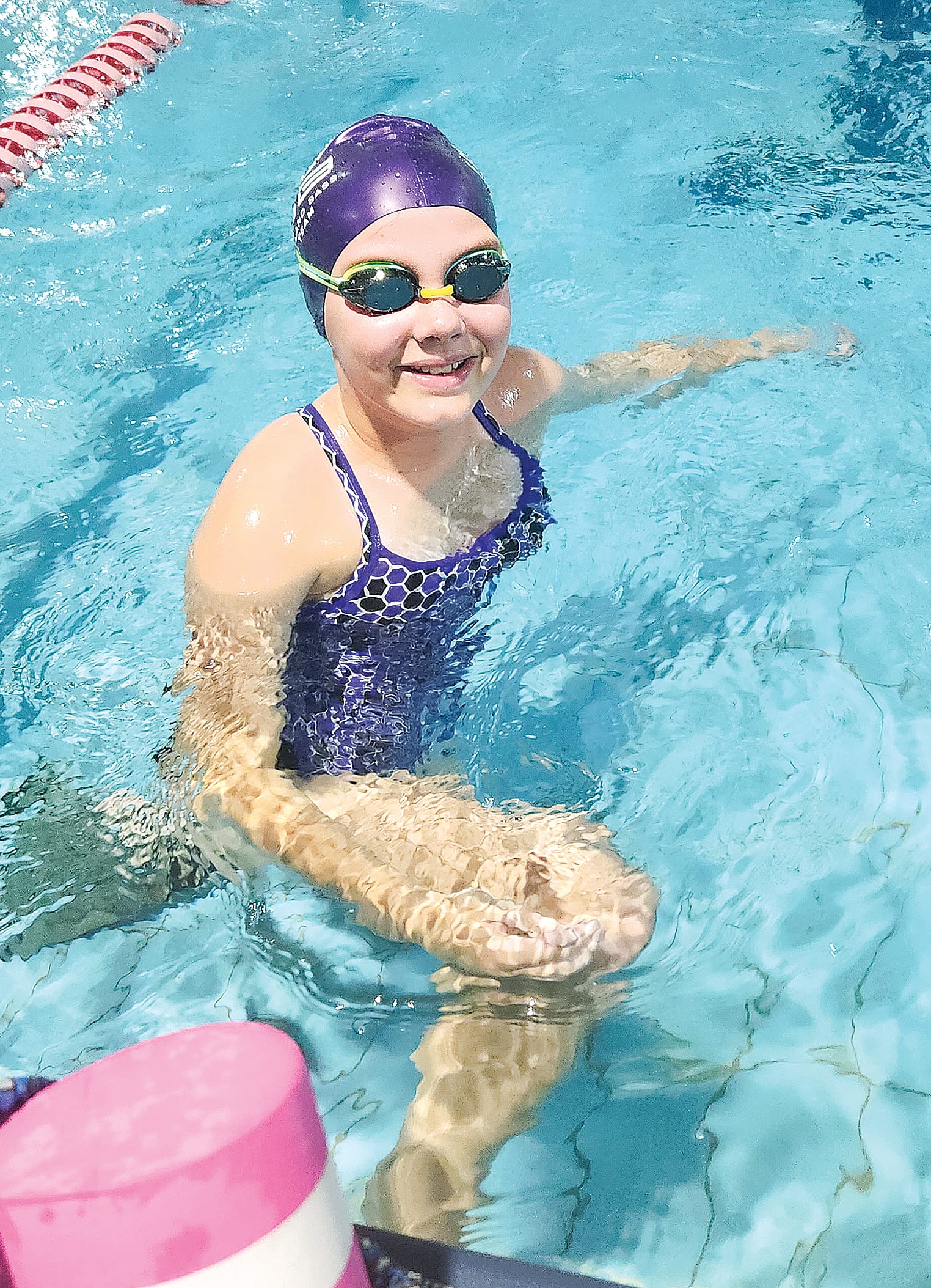 Amy swam 30kms and raised $7076 as part of the Starlight Foundation’s Super Swim Challenge.